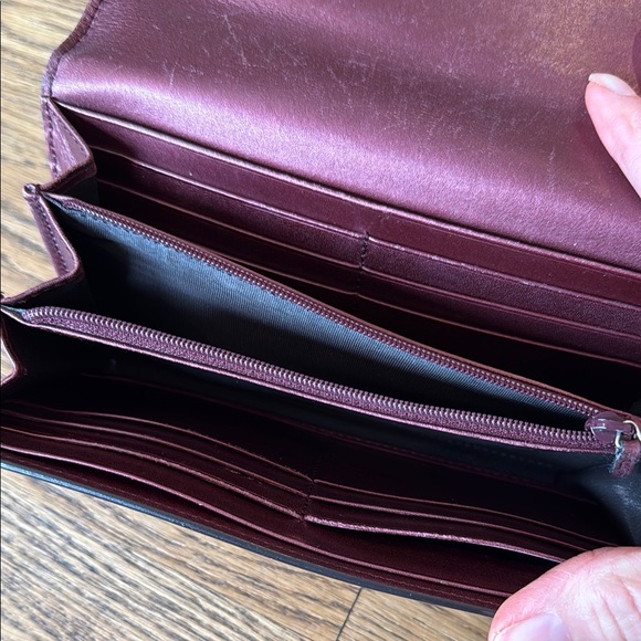 Gucci Burgundy Guccissima Long Wallet - Picture 4 of 8